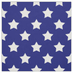 Navy-Blue White Stars Pattern Decorative Textile Fabric