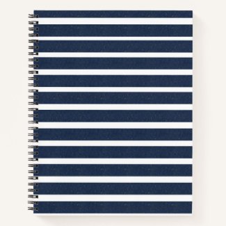 Navy Blue White Stripes