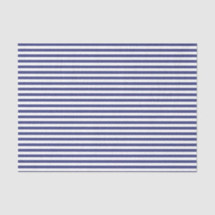 Navy Blue & White Stripes Tissue Paper