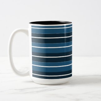 Navy Blue White Stripes