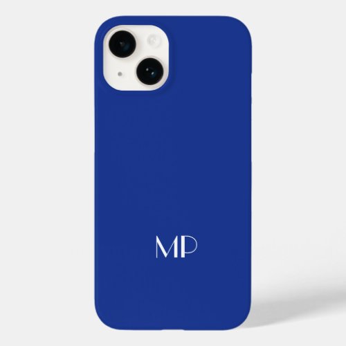 Navy Blue White Text TEMPLATE Case_Mate iPhone C Case_Mate iPhone 14 Case