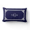Navy Blue Wht Greek Key #2 Framed 3 Ini Monogram