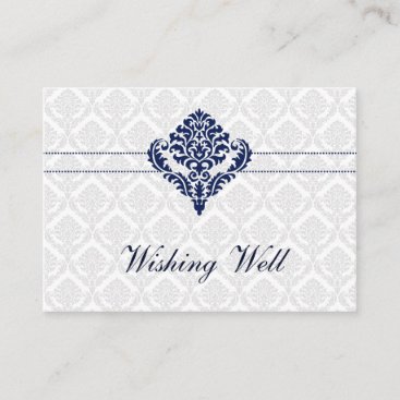 "navy blue" wishing well cards