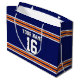 Navy Blue with Orange White Stripes Team Jersey