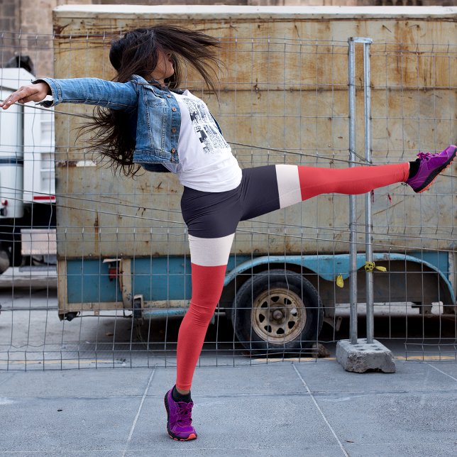 Navy Blue With Red Leggings (Creator Uploaded)