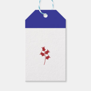 Navy Blue with tulip Gift Tags