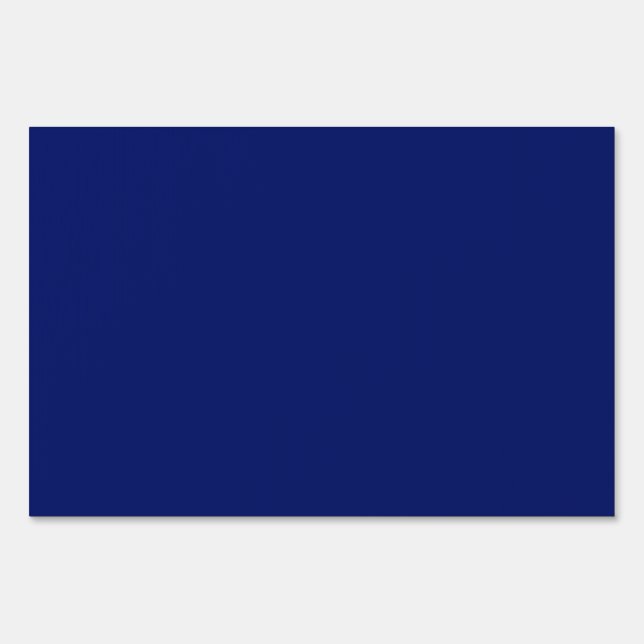 Navy Blue Yard Sign (Front)