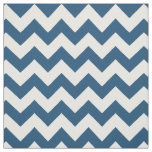 Navy Blue Zigzag Stripes Chevron Pattern Fabric