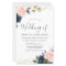 Navy & Blush On a Budget Wedding Invitation