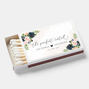 Navy & Blush Pink Floral The Perfect Match