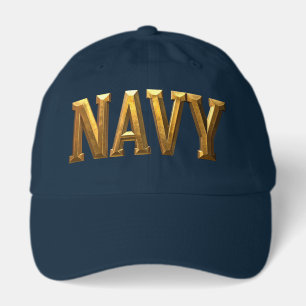 NAVY BOLD BALL CAP