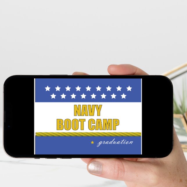 Navy Boot Camp Graduation Card (Front Digital)