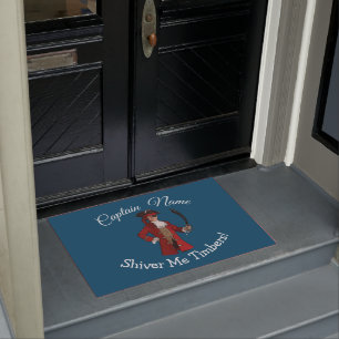 Navy Boy Pirate Doormat