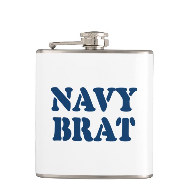 NAVY BRAT FLASK (Front)