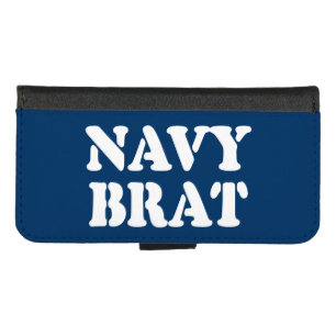 NAVY BRAT iPhone 8/7 WALLET CASE