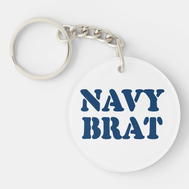 NAVY BRAT KEYCHAIN (Front)