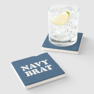 NAVY BRAT STONE COASTER