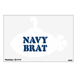 NAVY BRAT WALL DECAL
