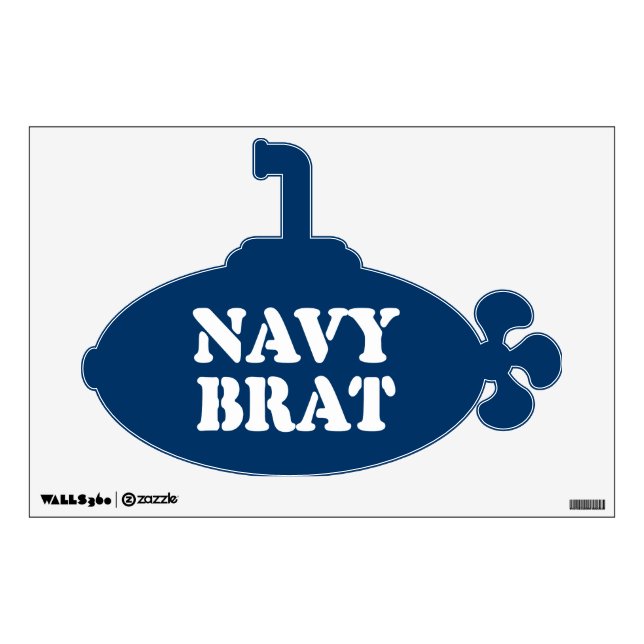 NAVY BRAT WALL DECAL (Front)