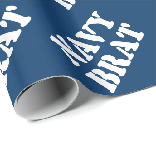 NAVY BRAT WRAPPING PAPER