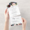 Navy Burgundy Blush Floral Wedding Details RSVP