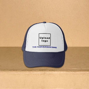 Navy Business Brand on Trucker Hat