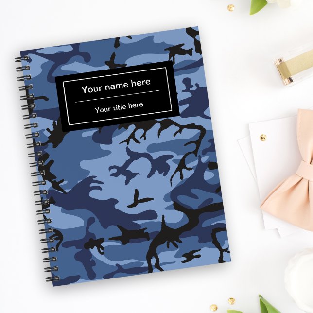 Navy Camo, Blue Camouflage, Military, Army Planner (Creator Uploaded)