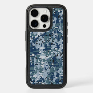 Navy Camo Camouflage Decor iPhone 16 Pro Case