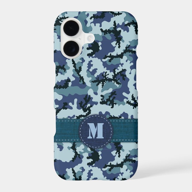 Navy camouflage Case-Mate iPhone case (Back)
