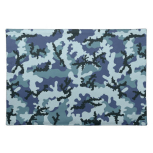 Navy camouflage cloth placemat