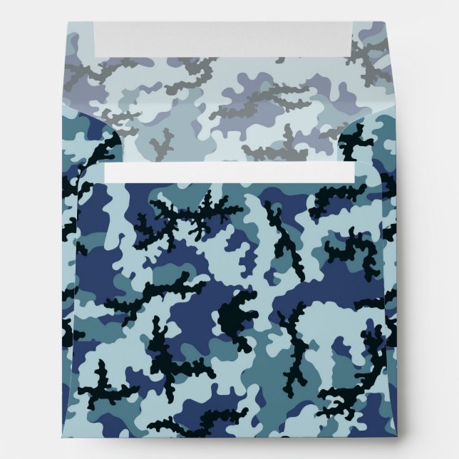 Navy camouflage envelope (Back (Bottom))