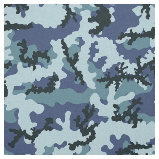 Navy camouflage fabric | Zazzle