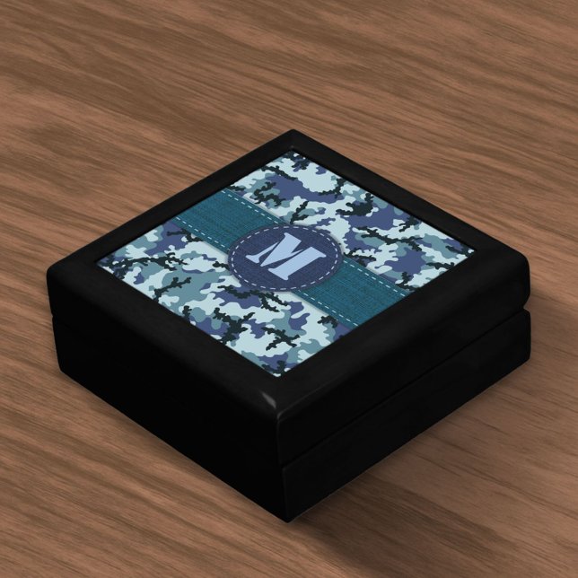 Navy camouflage jewelry box (Creator Uploaded)