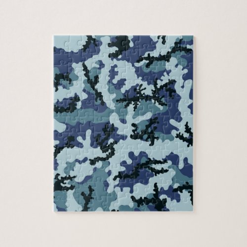 Navy camouflage jigsaw puzzle