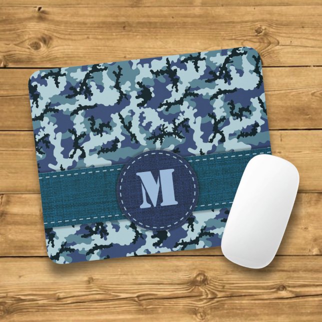 Navy camouflage mouse pad (Creator Uploaded)