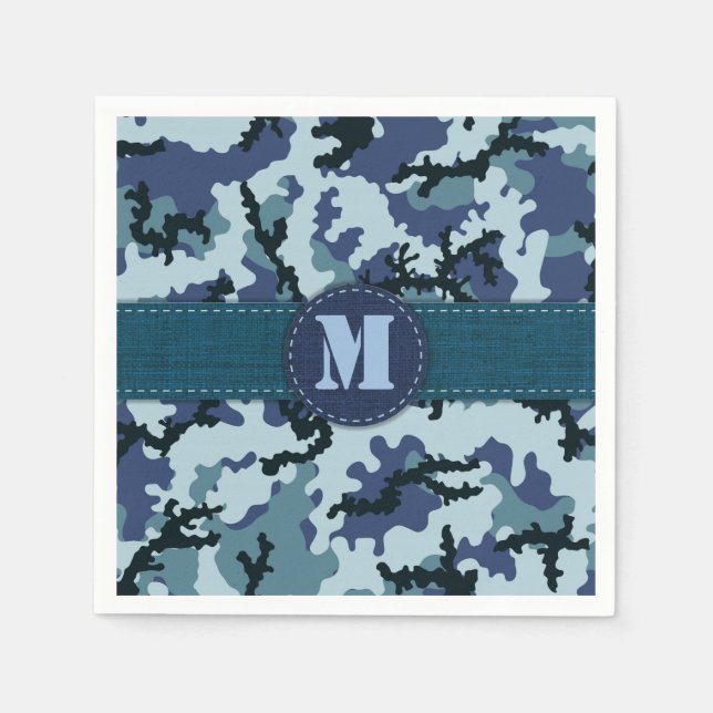 Navy camouflage napkins (Front)