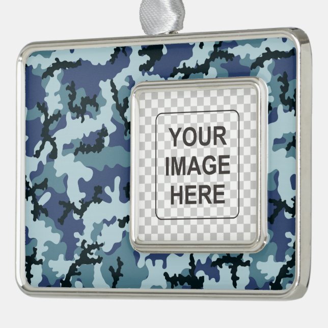 Navy camouflage ornament (Left)