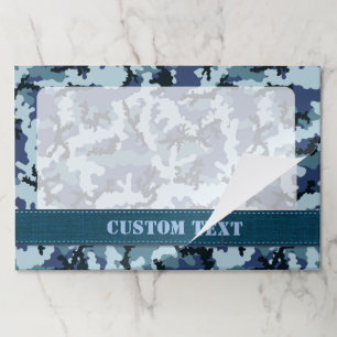 Navy Camouflage Paper Pad
