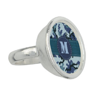 Navy camouflage ring
