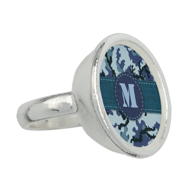 Navy camouflage ring (Side)