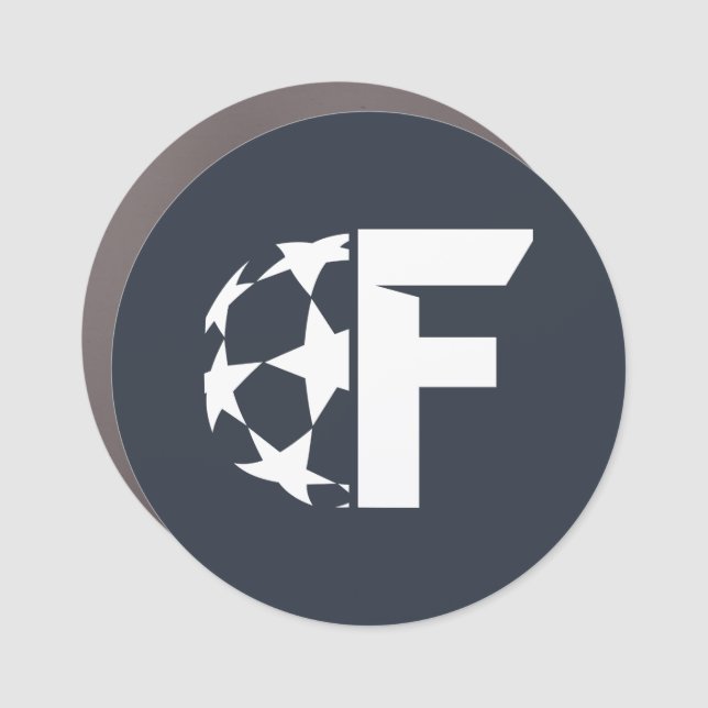 Navy Car Magnet (Front)