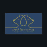 Navy Cat Line Logo Petsitter Veterinary Profession Business Card<br><div class="desc">Professional navy business card featuring elegant cat line art - perfect for pet sitters, veterinarians, and cat care specialists who want to showcase their feline expertise with style. **Perfect For:** - Professional pet sitters and cat specialists - Veterinarians and veterinary technicians - Cat grooming services and mobile groomers - Animal...</div>