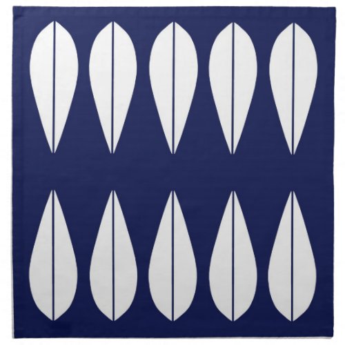 Navy Cathrineholm vintage style set of napkins Cloth Napkin