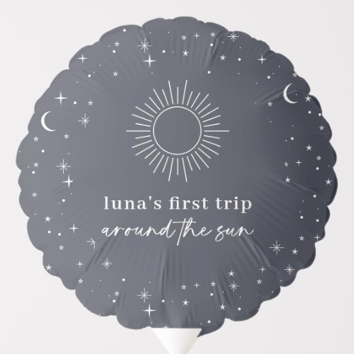 Navy Celestial First Trip Around The Sun Balloon