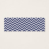 Navy Chevron Zigzag Personalized Monogram (Back)
