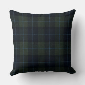 Navy Classic Farmhouse Buffalo Plaid Throw Pillow