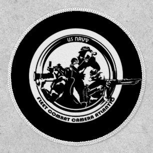 Navy Combat Camera Atlantic Circle 4" Patch 