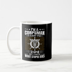Navy Corpsman Veteran Veterans Day US Navy Corpsma Coffee Mug