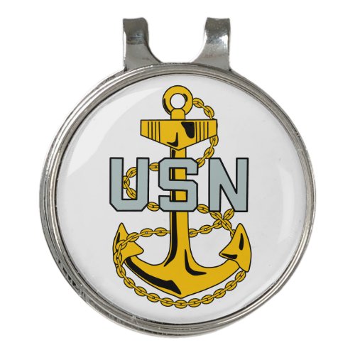 Navy CPO Anchor Hat Clip