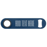 Navy Create Your Own - Make It Yours Custom Text Bar Key at Zazzle